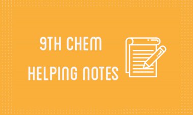 9th Class Chemistry Helping Notes of All Chapters in PDF