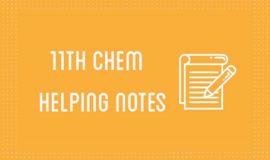 11th Class Chemistry Helping Notes of All Chapters in PDF