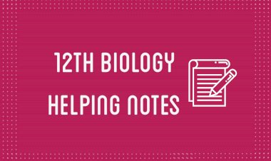 12th Class Biology Helping Notes of All Chapters in PDF