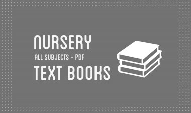 Nursery Class PDF Textbooks by Punjab Textbook Board